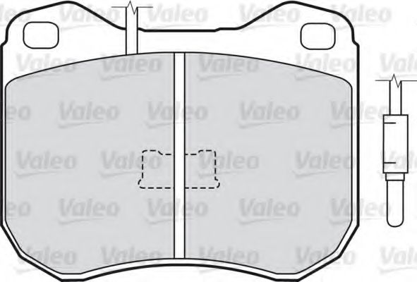 Тормозные колодки VALEO 598178