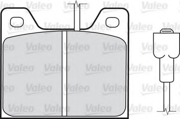 Тормозные колодки VALEO 598161