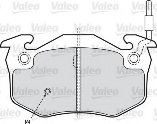 Тормозные колодки VALEO 598158