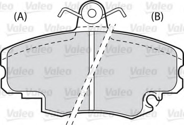 Тормозные колодки VALEO 598002