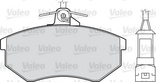 Тормозные колодки VALEO 598017