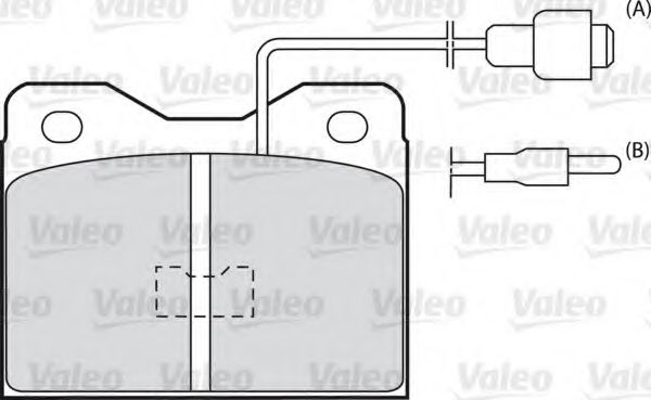 Тормозные колодки VALEO 598143