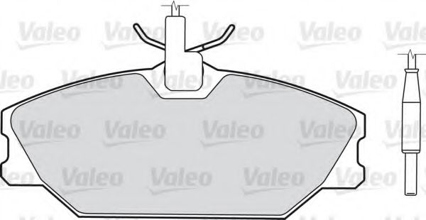 Тормозные колодки VALEO 598473