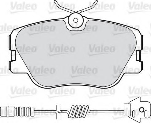 Тормозные колодки VALEO 598315