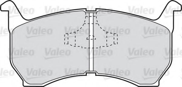 Тормозные колодки VALEO 598239