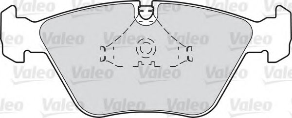 Тормозные колодки VALEO 598409
