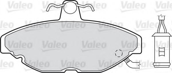 Тормозные колодки VALEO 598118