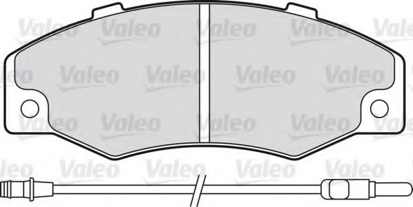 Тормозные колодки VALEO 598082