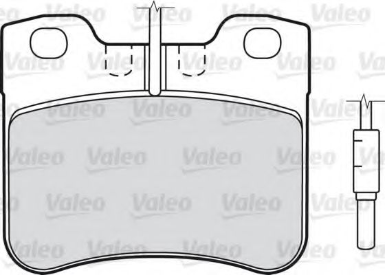 Тормозные колодки VALEO 598360
