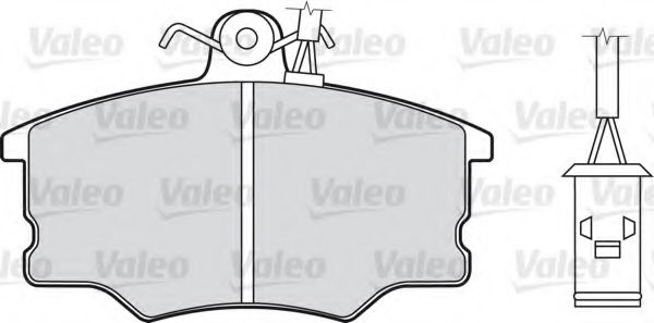 Тормозные колодки VALEO 598003