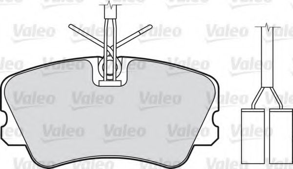 Тормозные колодки VALEO 598008