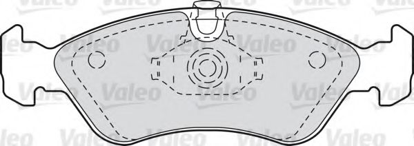 Тормозные колодки VALEO 598184