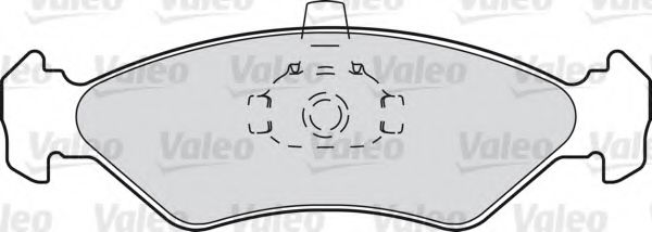 Тормозные колодки VALEO 598043