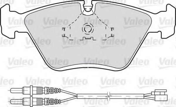 Тормозные колодки VALEO 598281