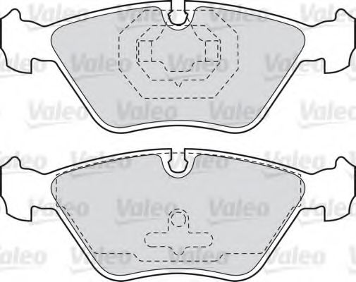 Тормозные колодки VALEO 598616