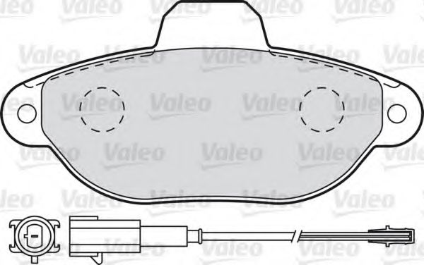 Тормозные колодки VALEO 598987