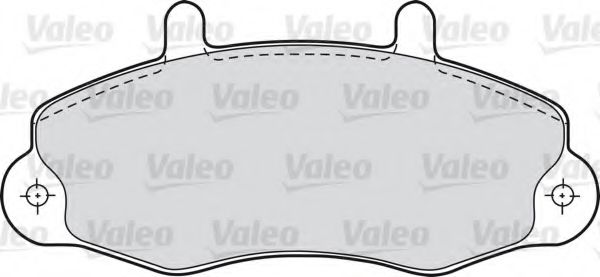 Тормозные колодки VALEO 598036
