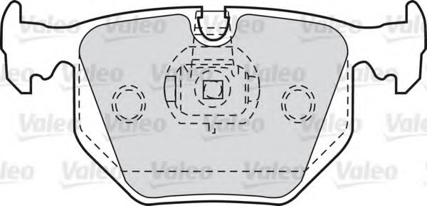 Тормозные колодки VALEO 598580