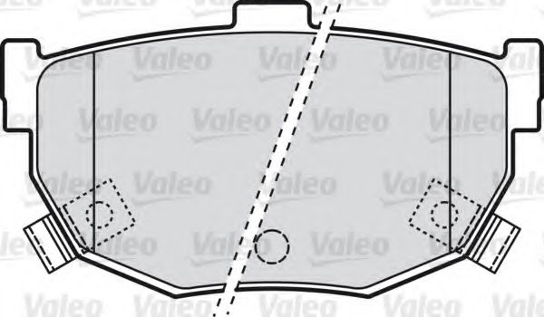 Тормозные колодки VALEO 598817