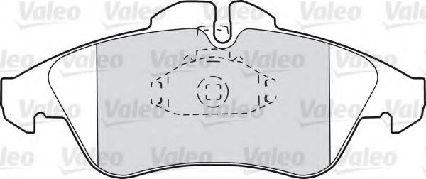 Тормозные колодки VALEO 598044