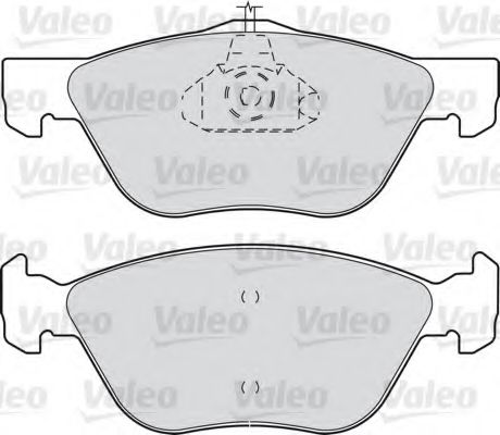 Тормозные колодки VALEO 598065