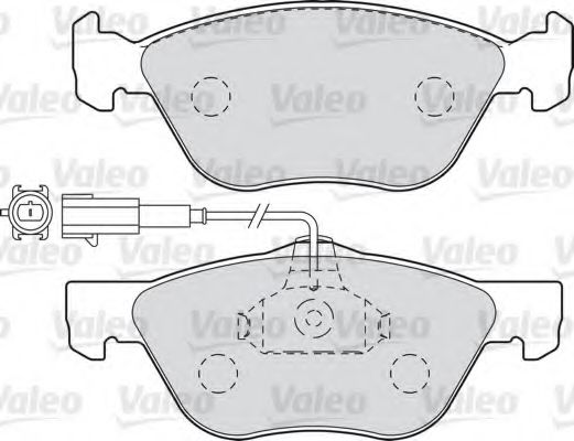 Тормозные колодки VALEO 598990