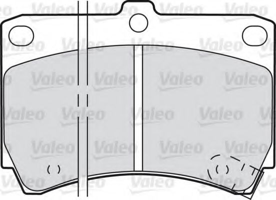 Тормозные колодки VALEO 598274