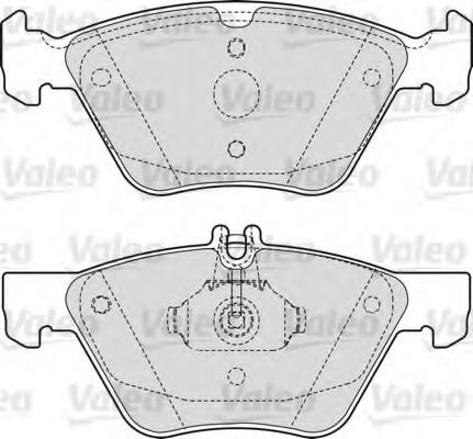 Тормозные колодки VALEO 598636