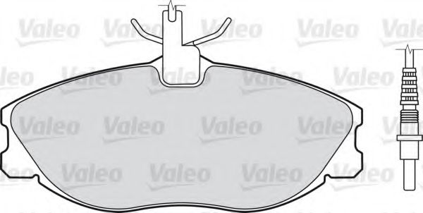 Тормозные колодки VALEO 598069