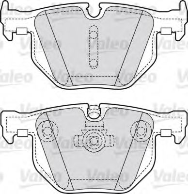 Тормозные колодки VALEO 598754