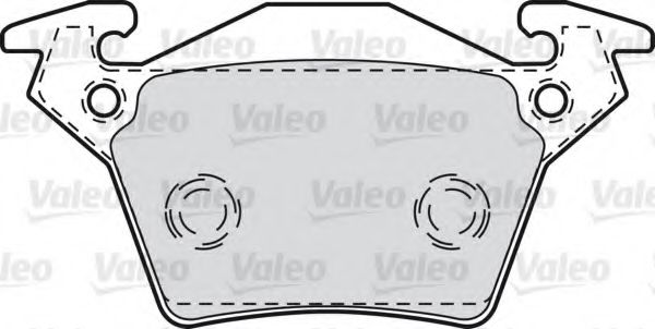 Тормозные колодки VALEO 598301