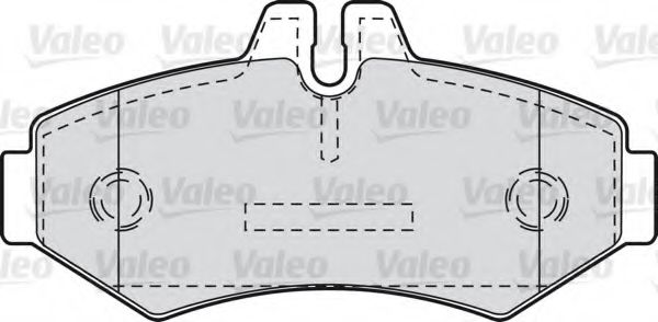 Тормозные колодки VALEO 598300