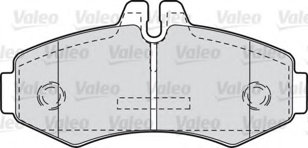 Тормозные колодки VALEO 598299