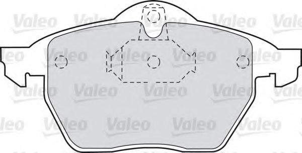 Тормозные колодки VALEO 598454