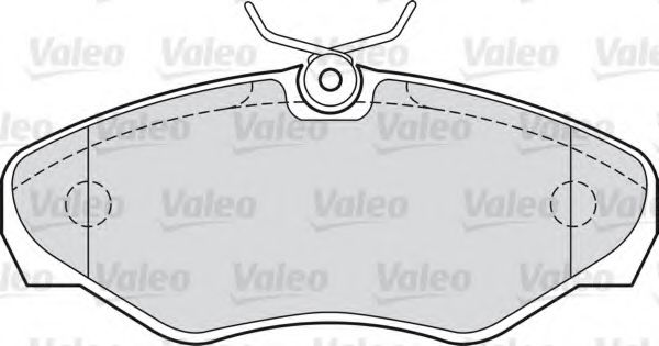 Тормозные колодки VALEO 598545