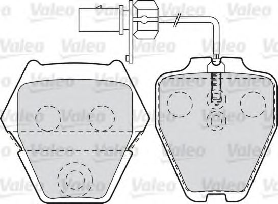 Тормозные колодки VALEO 598992