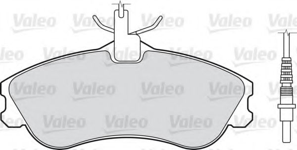 Тормозные колодки VALEO 598398