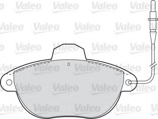 Тормозные колодки VALEO 598385