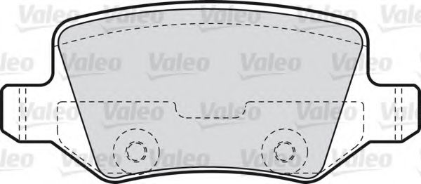 Тормозные колодки VALEO 598583