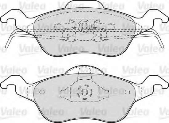Тормозные колодки VALEO 598317