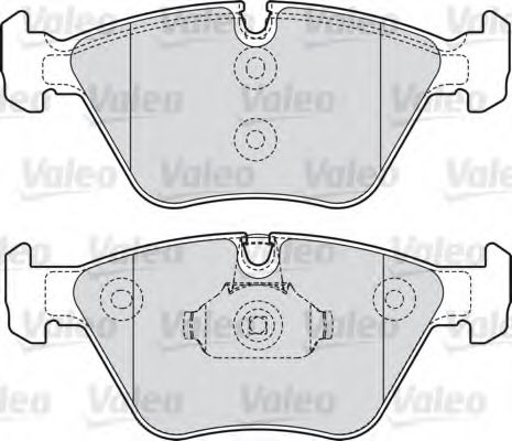 Тормозные колодки VALEO 598811