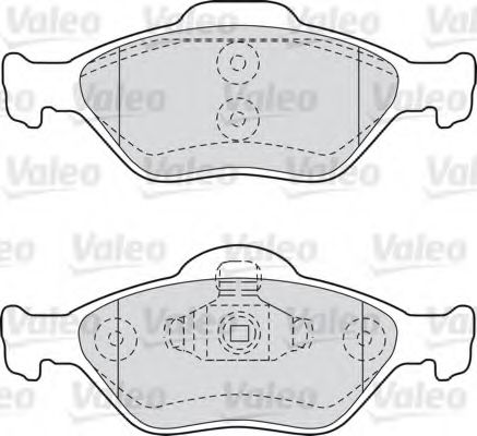 Тормозные колодки VALEO 598564