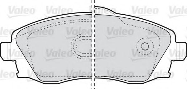 Тормозные колодки VALEO 598456