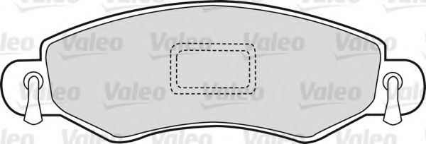 Тормозные колодки VALEO 598453
