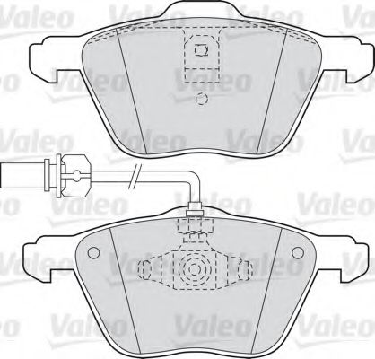 Тормозные колодки VALEO 598565