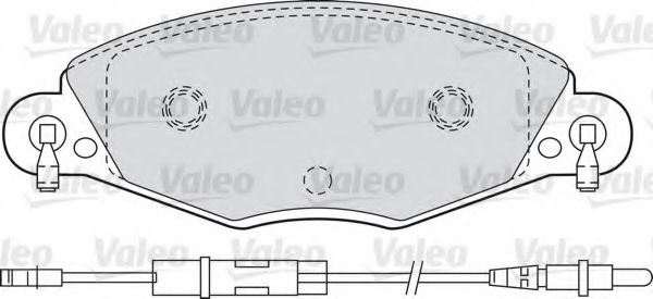 Тормозные колодки VALEO 598416