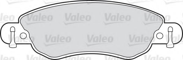 Тормозные колодки VALEO 598417