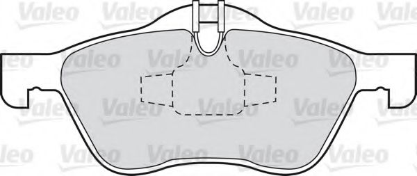 Тормозные колодки VALEO 598413