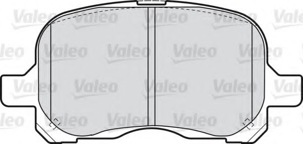 Тормозные колодки VALEO 598579