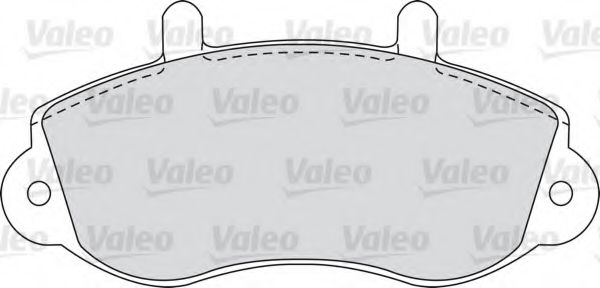 Тормозные колодки VALEO 598490
